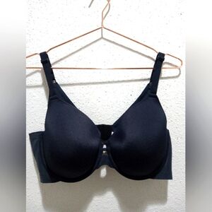 Women's Black Auden Full Coverage Soft Shell Bra sz 42C Lightly Lined Un…